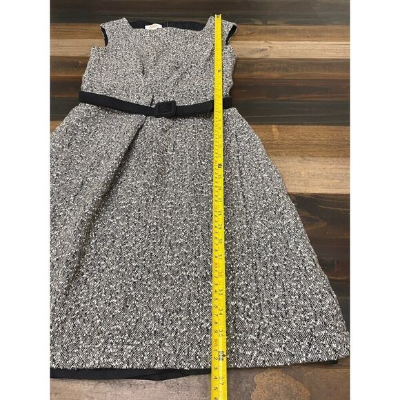 Talbots Vintage Wool Blend Career Wear Dress Knee-length Belted Fall Size 10 - Picture 5 of 8
